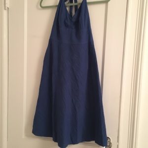 Blue Halter Dress